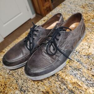 Bed Stu Workshop Brown Leather Casual Style Distressed Shoes Men's Sz 12
